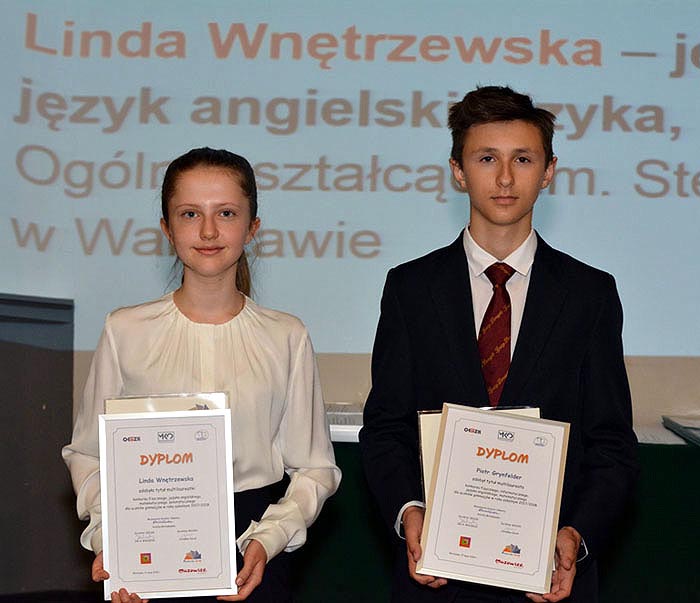 Dwójka uczniów, którzy w tym roku 2017/18 w konkursach kuratoryjnych zdobyli po cztery tytuły laureata