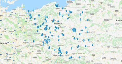 Ogólnopolski protest nauczycieli - mapa